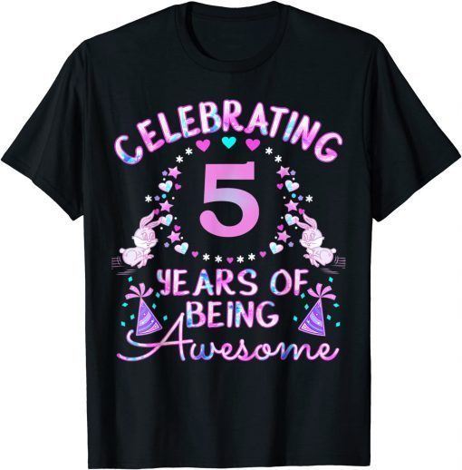 TShirt Kids Celebrating 5 Years of Being Awesome! 5 Old Birthday