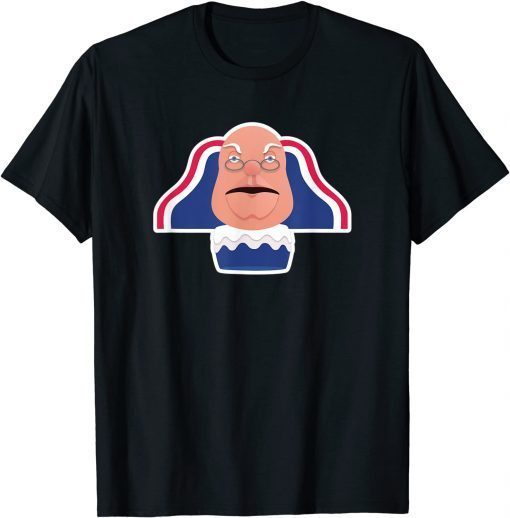 Classic Ben Franklin Talking Head Unisex T-Shirt