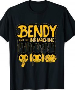 T-Shirt BENDY AND THE INK MACHINE TALK, HEAR, SEE
