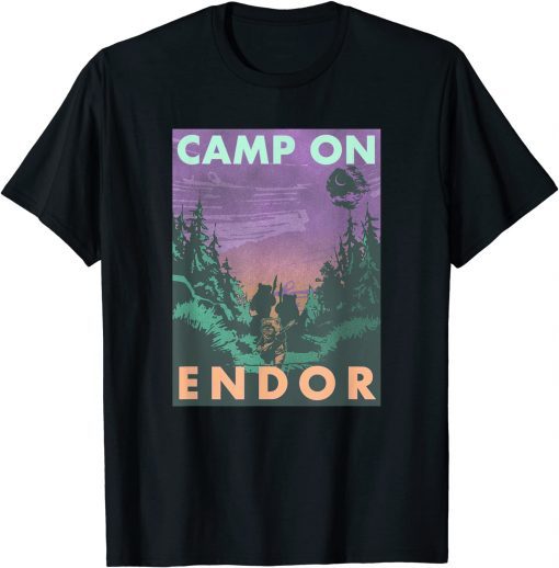 2021 Star Wars Camp On Endor Poster T-Shirt