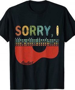 Sorry I-DGAF Sarcastic Hidden Message Guitar Chords Lovers 2021 T-Shirt