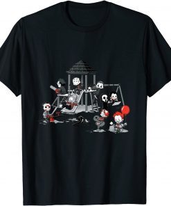 Classic Cute Baby Horror Characters Playing Horror Movies Halloween T-Shirt