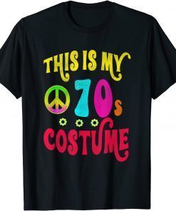 This is My 70s Costume Shirt Groovy Peace Halloween Tee Shirts
