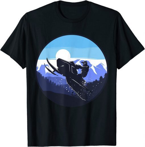 Snowmobile Silhouette T-Shirt