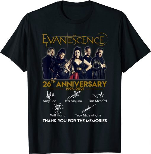 26th Anniversary Evanescences Art Band Music Legend Classic T-Shirt