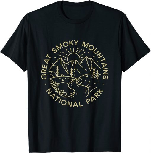 Great Smoky Mountains National Park Landscape Scenery T-Shirt