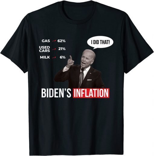 Biden´s inflation, funny Joe Biden T-Shirt