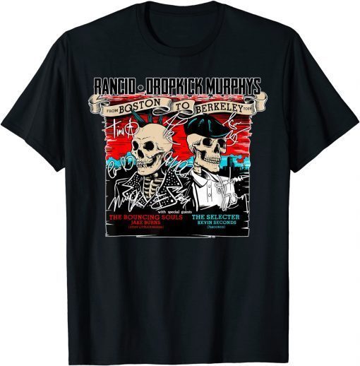 2021 Vintage Sull Rancids Art Dropkick Retro Murphys Music Legend T-Shirt