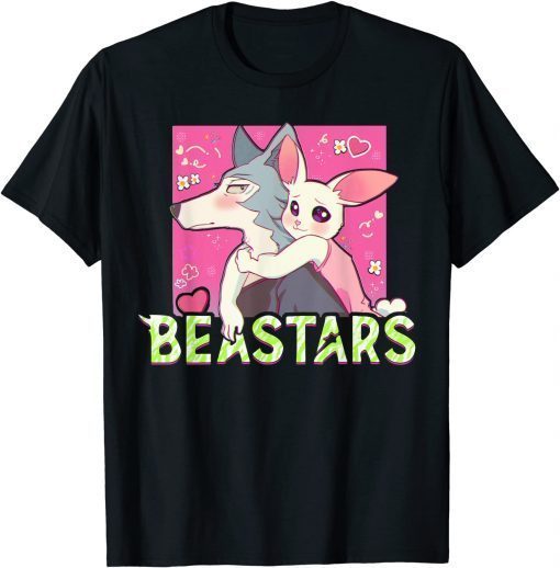Funny Beastars Anime Legoshi and Haru Character For Fans T-Shirt