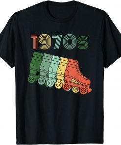 1970s Roller Skates 70s Disco Vintage Retro Classic T-Shirt