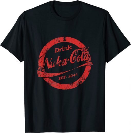 Funny Vintage Fallouts Drink Nukas Funny Cola For Men Women Kids T-Shirt