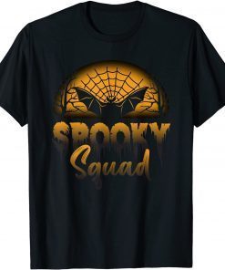 Retro Halloween Costume Scary Spooky Horror Spooky Squad Gift T-Shirt