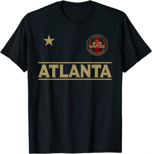 Classic 404 United Atlanta Soccer Jersey Original Design T-Shirt