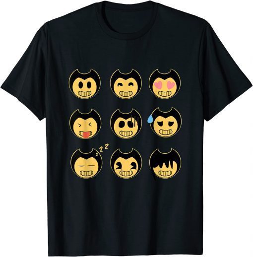 Official Face Bendys Machine Emotion For Men Women Kids T-Shirt