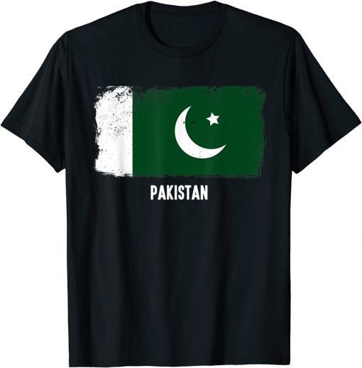 Pakistan Vintage Flag Shirt - Pakistani independence day T-Shirt