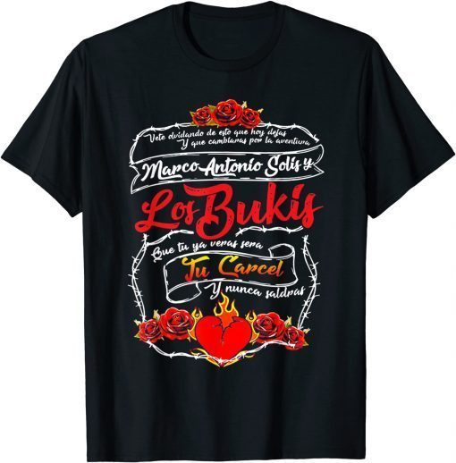 Vintage Los Design Arts Bukis Music Band Costume Holiday T-Shirt