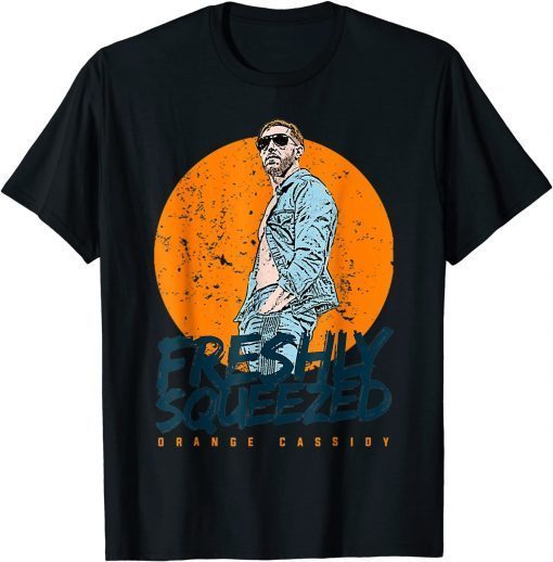 Official Wrestling Freshly Squeezed Orange Cassidy AEW Wrestler T-Shirt