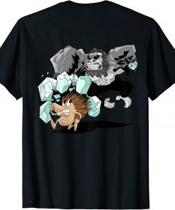 Ape with Diamond Hands Chasing Hedgehog Cool T-Shirt