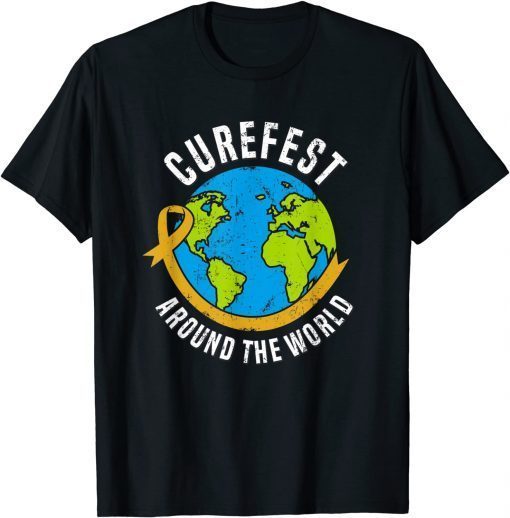 CureFest Around the World - Globe Design T-Shirt
