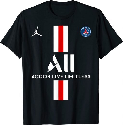 Funny the football lover paris 10 saint art - FRONT and BACK PRINT T-Shirt