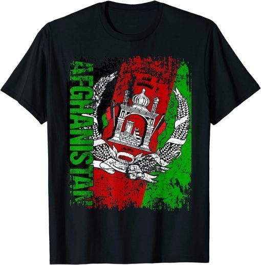 AFGHANISTAN Flag Vintage Distressed AFGHANISTAN Gift T-Shirt