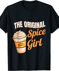 2021 Vintage Spice Pumpkin Girl Coffee - pumpkin spice life Funny T-Shirt