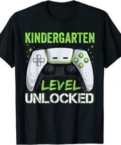 Kindergarten Level Unlocked Apparel First Day School Kid Boy T-Shirt