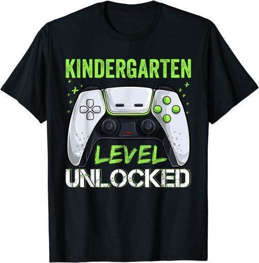 Kindergarten Level Unlocked Apparel First Day School Kid Boy T-Shirt