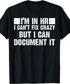 2021 Human Resources Gift HR Director Novelty Men Women Funny T-Shirt