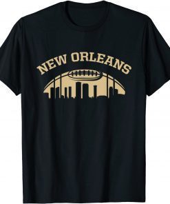 New Orleans Skyline - New Orleans Football Funny T-Shirt