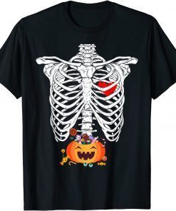 Halloween Dabbing Skeleton Witch And Monsters Zombier Boys T-Shirt