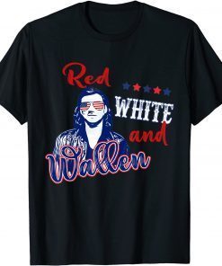 Classic Red And White Mullet Classic Morgan Art Wallen Country Music T-Shirt