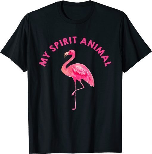 Flamingo Spirit Animal - Cute Flamingo Lover Gift T-Shirt