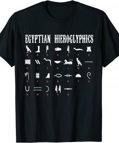 Classic Egyptian characters, Egypt hieroglyphics history T-Shirt