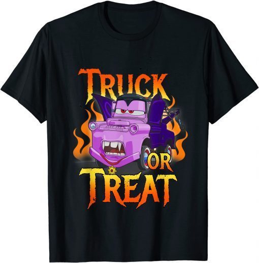 Disney Pixar Cars Halloween Vampire Truck Or Treat Gift T-Shirt
