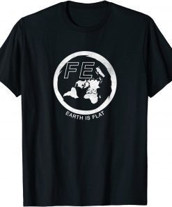 FLAT EARTH LOGO WHITE T-Shirt