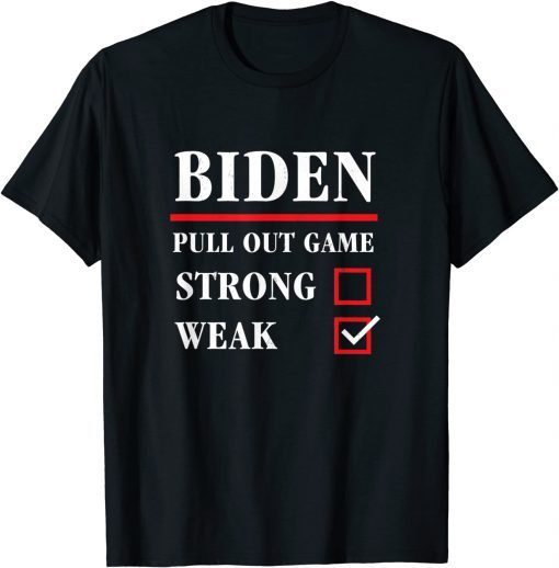 Classic Biden Afghanistan US military pull out Kabul T-Shirt