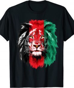 Afghanistan Flag Lion Free Afghanistan T-Shirt