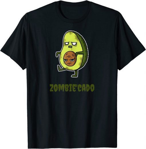 Funny Halloween Scary Zombie Zombie'Cado T-Shirt