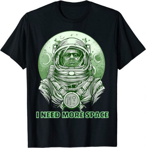 Frankenstein Astronaut I Need More Space Scary Halloween Classic T-Shirt