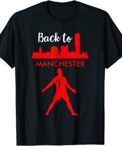 Back To Manchester United Ronaldo Football Fans No.7 T-Shirt