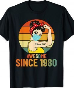 Awesome Since 1980-41st Birthday Retro Gift Bday Men, Women Unisex T-Shirt