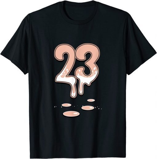 Halloween 23 Drip Match 1 Mid Arctic Crimson Tint Orange T-Shirt