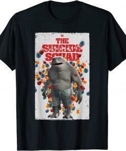 2021 The Suicide Squad King Shark Poster Funny T-Shirt