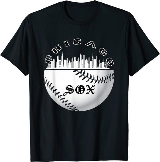 Vintage Chicago Baseball Sox Ball White T-Shirt