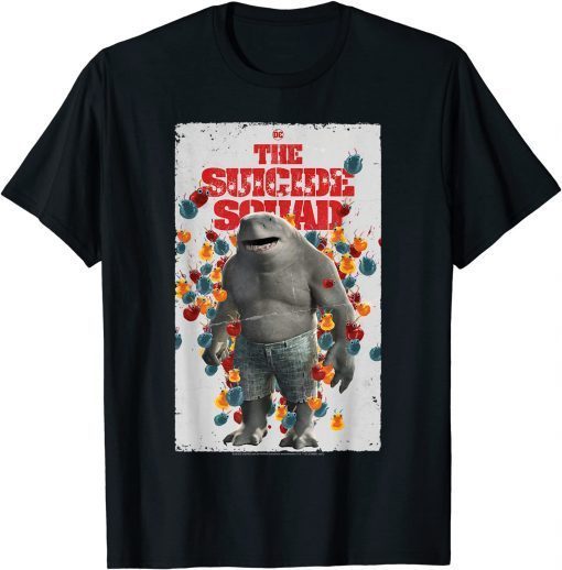 2021 The Suicide Squad King Shark Poster Funny T-Shirt