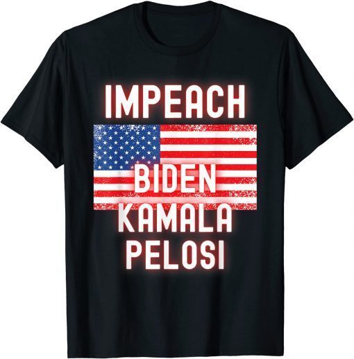 Impeach Biden Kamala Harris Nancy Pelosi Democrat DNC GOP 46 T-Shirt