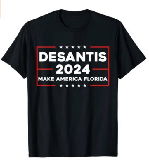 Trump Desantis 2024 Save America Again Republican Election T-Shirt