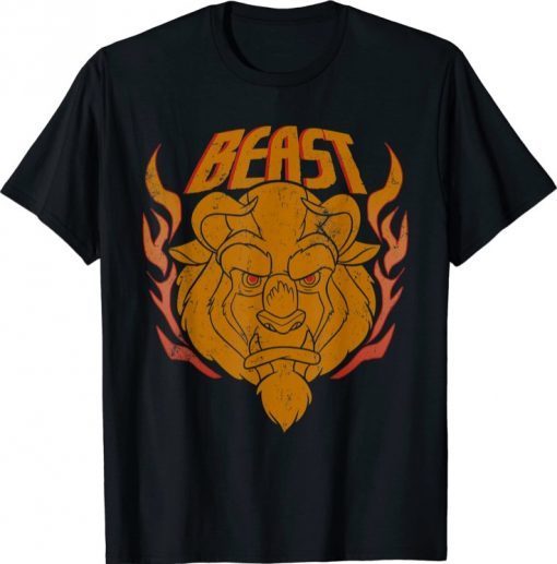 Disney Beauty and the Beast Flames T-Shirt