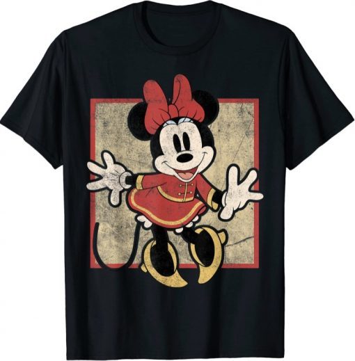 Official Disney Minnie Mouse Year Of The Mouse Portrait T-Shirt